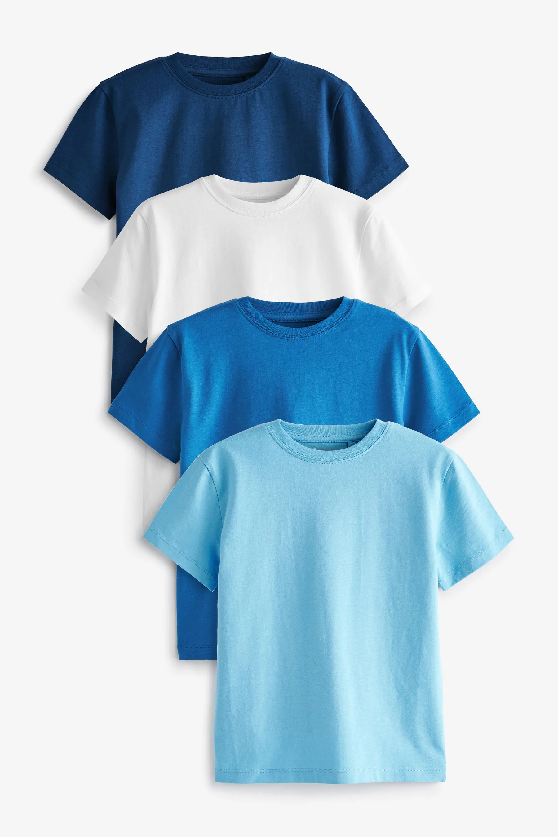 Maniche corte  100% Cotone T-Shirt 4 Pack (3-16anni)    